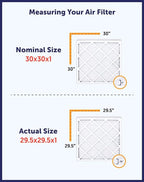 Filter King 18.5x4x1 Air Filter | 4-PACK | MERV 8 HVAC Pleated A/C Furnace Filters | MADE IN USA | Actual Size: 18.5 x 4 x .75"