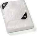GUARD SHIELD Clear Tarp Heavy Duty 20x40 Feet Waterproof for Outdoor Garden Poly Cover UV Resistant Transparent Tarpaulin10mil