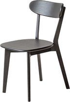 Modern Dining Chairs, Solid Oak Wood Dining Chair with Comfortable Backrest, Sturdy Wooden Chairs for Kitchen, Dining Room