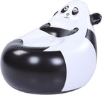 Cute Inflatable Couch Seat with Panda Cartoon, Soft Portable Chair for Garden, Playing in the Garden, Camping or Travel Adventure