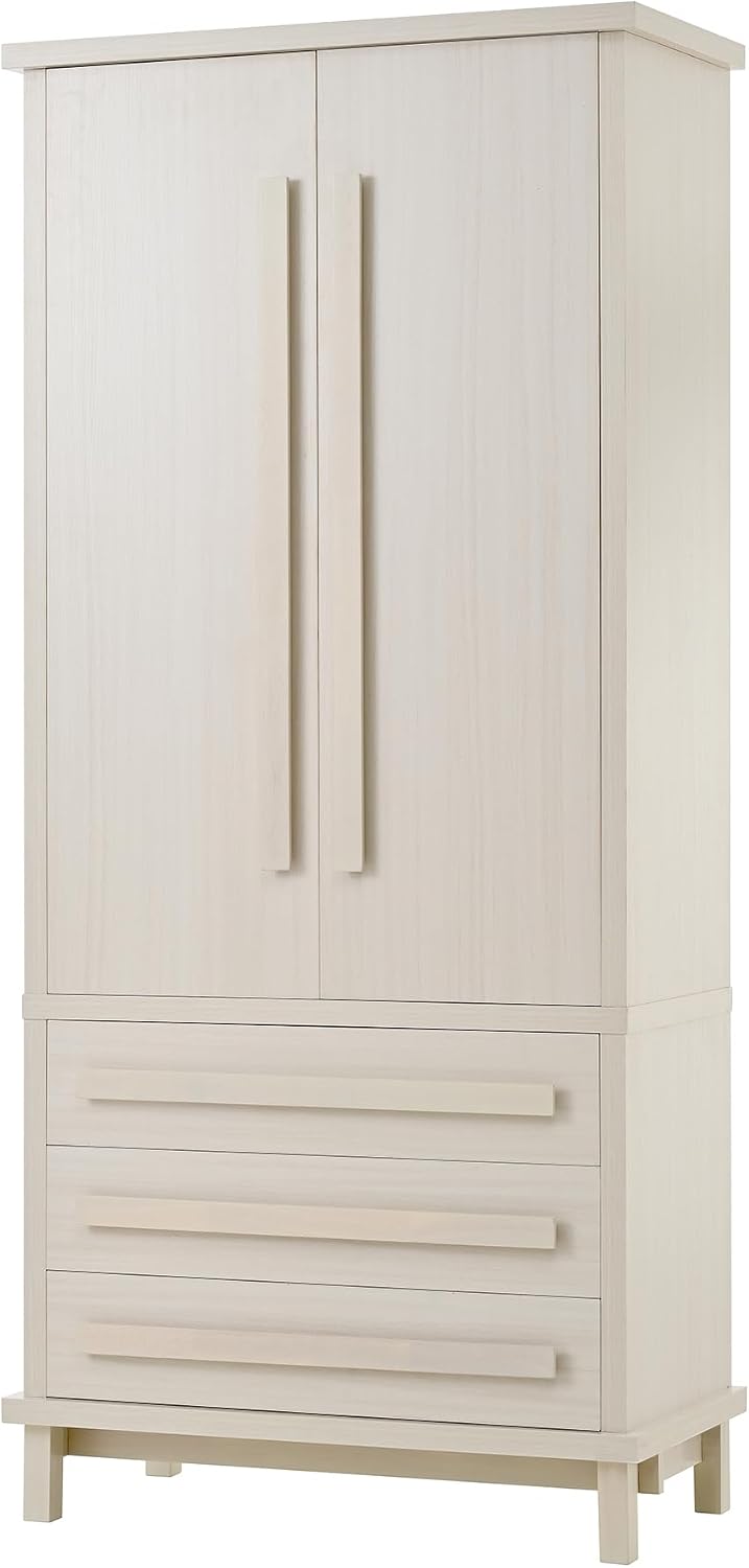 Christopher Knight Home Chenny 70''H Wooden Kitchen Pantry Cabinet, Storage Cabinet with Adjustable Shelves, 6 Door Internal Storage Compartments & 3 Drawers, Freestanding Cupboard Cabinet, White