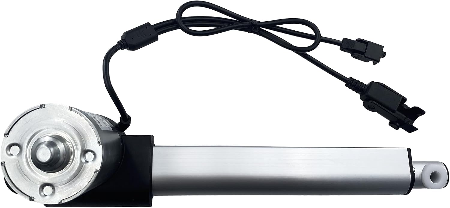 Motor Model JLDQ-19 JLDQ.19.345.180D01 Actuator for Power Recliner Couch | 2 Plugs Stroke 180mm Linear Actuator for Lift Chair Electric Sofa Parts Replacement