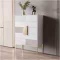 Entryway Cabinet Modern Sideboard Large Capacity Storage Cabinet Living Room Tall Solid Wood Drawer Storage Cabinet Sideboard Storage Cabinet(B)