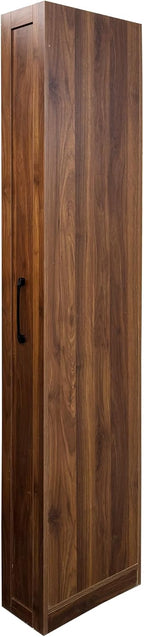 KEIKI 7 Tier Pull-Out Kitchen Pantry Storage Cabinet, Multi-Tier Single-sided Open Shelf, Spice Rack Next to Fridge, Freestanding Wood Hutch Food Pantries Cupboard for Dining Room, Narrow Spaces