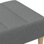 Modern Fabric Footstool with Plywood Frame, 30.3x21.7x12.2 Inches, Sturdy Footrest for Sofa or Recliner, Cozy and Stable Design for Living Room