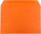 JAM PAPER 9 x 12 Booklet Colored Envelopes - Orange Recycled - Bulk 1000/Carton