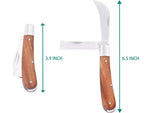Professional Grafting Tool Kit - 3-in-1 Pruner with SK5 Blades, Grafting Knife, Tapes, Labels & Clips - Fruit Tree Grafting Supplies for Apples, Peaches, Grapes (Gardening Grafting Tools)