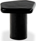 SAFAVIEH Couture Collection - Rhianna Black Concrete Accent Table, Sculptural Side Table, Modern Design (SFV2608B)