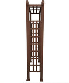 Brown Modern Aluminum Garden Arbor Arch