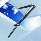 BIBISTORE Solar Auto Greenhouse Vent Opener Agricultural Greenhouse Automatic Window Opener Heat Sensitive Hothouse Roof Ventilation Kit Greenhouse Accessories-(Lifts 15.4 Lbs,Two Springs)