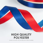 3/8" Wide x 100 Yards Single Face Polyester Satin Ribbon, Satin Ribbon for Crafts, Gift, Hair Bows, Wedding Party Decoration, Bow Making & Other Projects (Black)