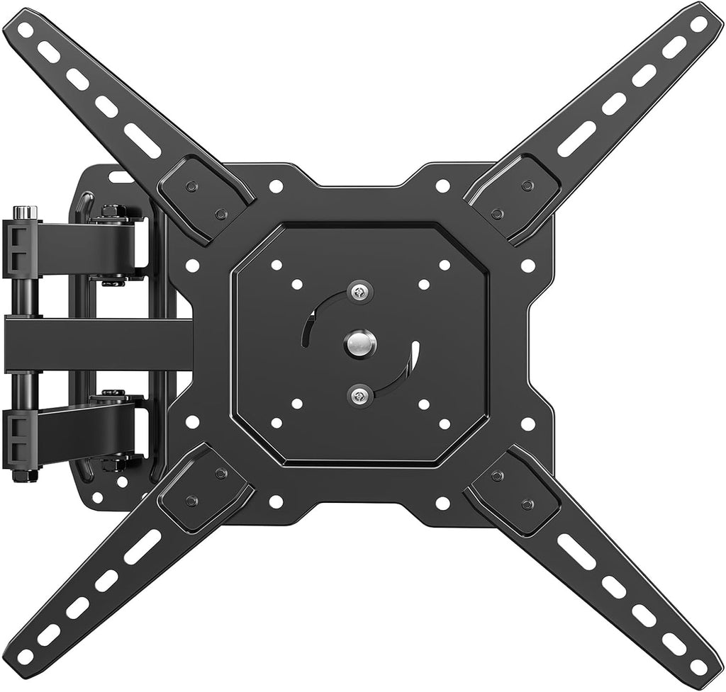 Simple Trending TV Wall Mount Full Motion for 26" to 60" TVs and Flat Panels, TV Motion Bracket Swivel Tilt Extension Rotation Max VESA 400x400mm up to 77lbs, Black