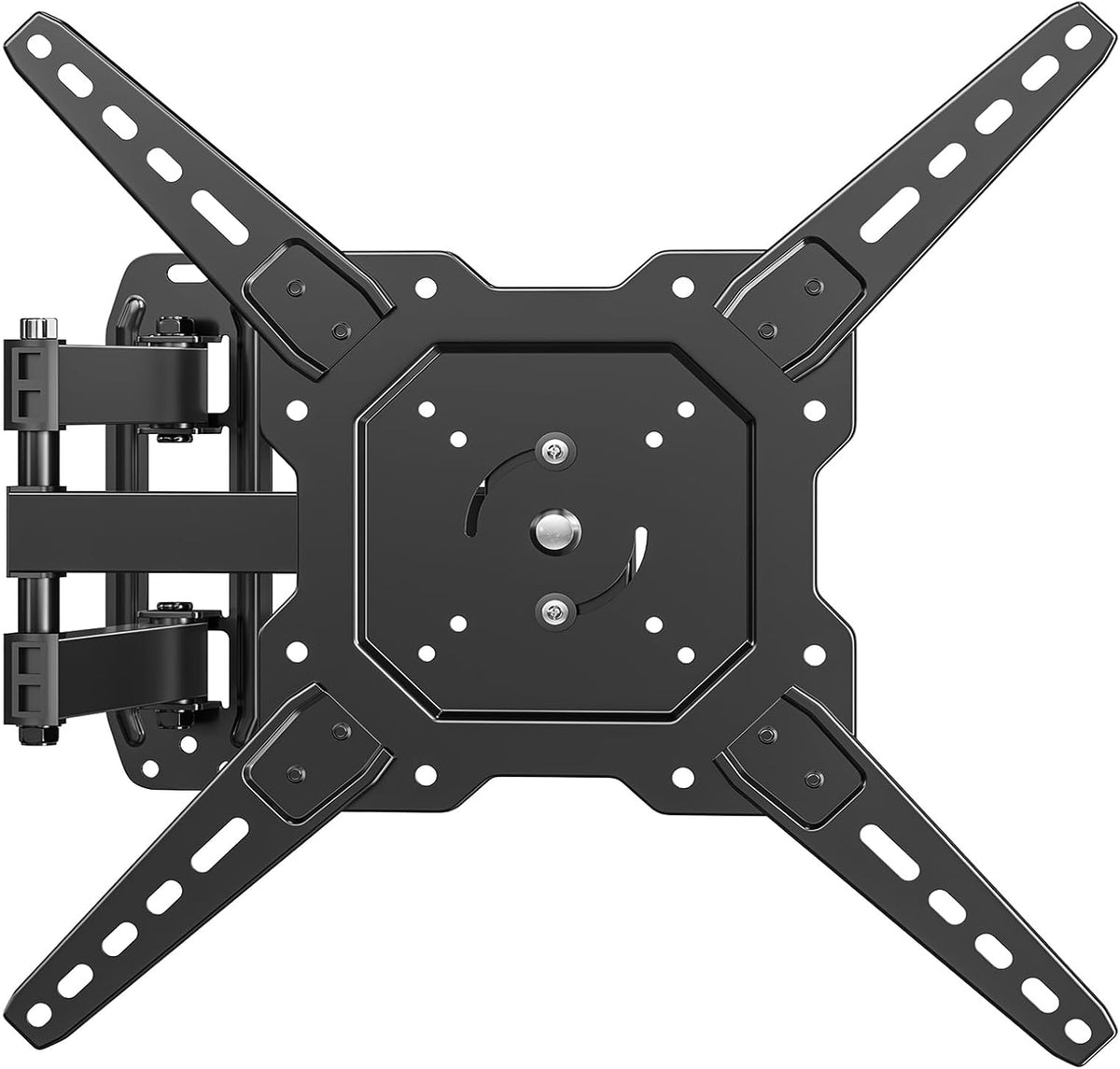 Simple Trending TV Wall Mount Full Motion for 26" to 60" TVs and Flat Panels, TV Motion Bracket Swivel Tilt Extension Rotation Max VESA 400x400mm up to 77lbs, Black