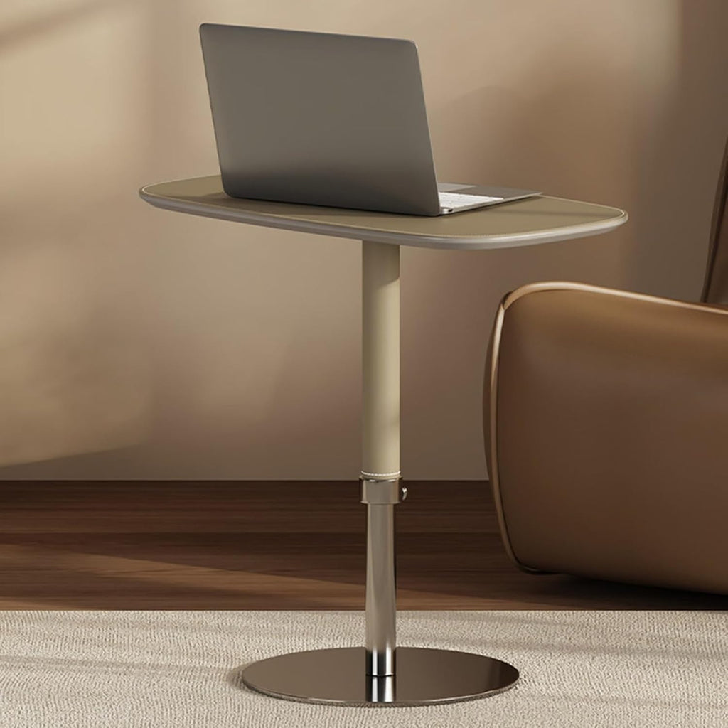 Versatile Side Table: Swiveling and Height-Adjustable; Suitable for Use as a Living Room Corner Table, Coffee Table, Sofa Side Table