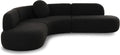 Tov Furniture Broohah Black Boucle Sectional