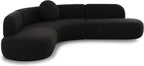 Tov Furniture Broohah Black Boucle Sectional