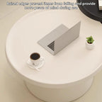 Round Metal Side Table, Multipurpose End Table for Living Room, Bedroom, Office, Balcony - Ideal for Small Spaces