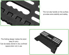 Generic Portable Folding Step Stool Nonslip for Elderly Assistant Lightweight Plastic 120KG Capacity 1 Unit