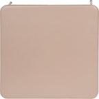 EMMA + OLIVER Tan Square Folding Card Table and Chairs Set for 4 Players | Lightweight, Easy Storage, Padded Top