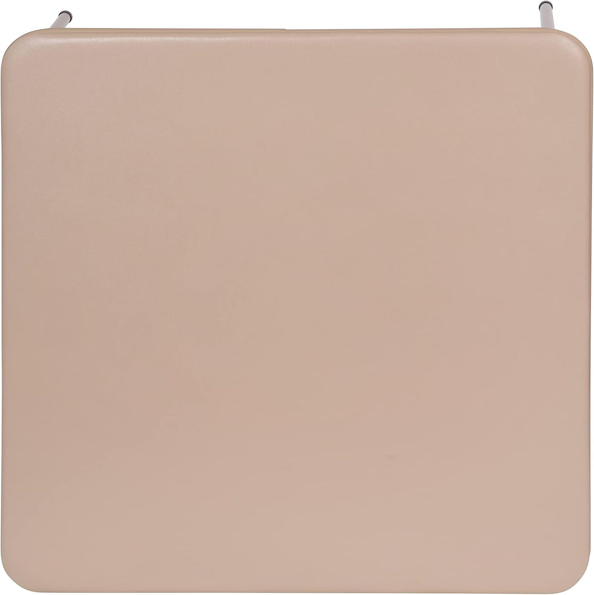 EMMA + OLIVER Tan Square Folding Card Table and Chairs Set for 4 Players | Lightweight, Easy Storage, Padded Top