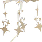 Star Candle Carousel, Rotary Candle Holder Rotating, Stainless Steel Chime Candles Holder, for Bars Cafes Christmas Wedding