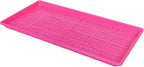 SUNPACK 10" x 20" Heavy Duty Mesh Plastic Seed Starting Tray, Magenta, 1" (Pack of 10) - Ensures Water Drainage and Aeration, Perfect for Greenhouses or Indoor Gardening