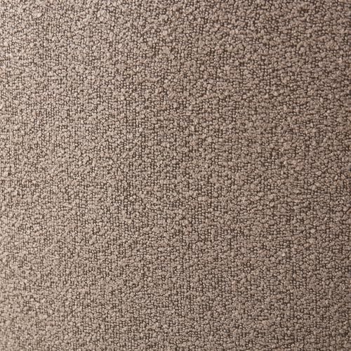 Zihanhome 30 Inch Round Storage Ottoman, Ottoman Coffee Table with Lift Off Lid, Boucle Modern Ottomans with Storage for Living Room, Bedroom, Apartments (Brown)