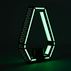 7 Colors Adjustable LED Liquor Display Shelf, Acrylic Glowing Champagne Bottle Display Stands for Home Bar, Nightclub, Party Decor