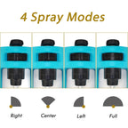 Lawn Sprinkler, 18 Brass Nozzles Garden Water Oscillating Sprinkler for Yard Covers up to 3,600 sq.ft, Heavy Weight Base, Built-in Spray Jet Cleaning Needle