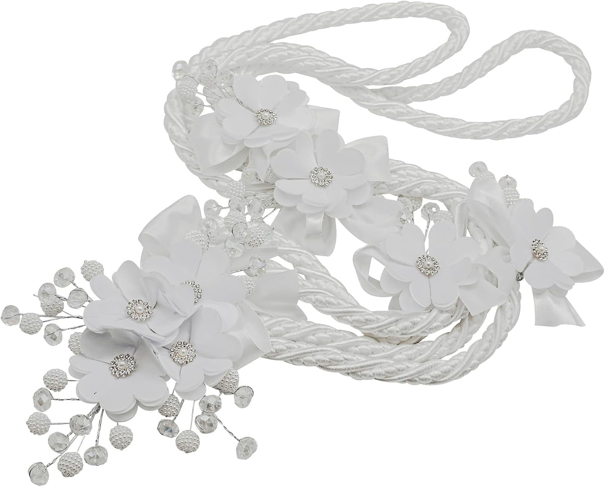 Lassos Boutique Ivory White Wedding Lasso Rope Traditional Lazo Cord (White)