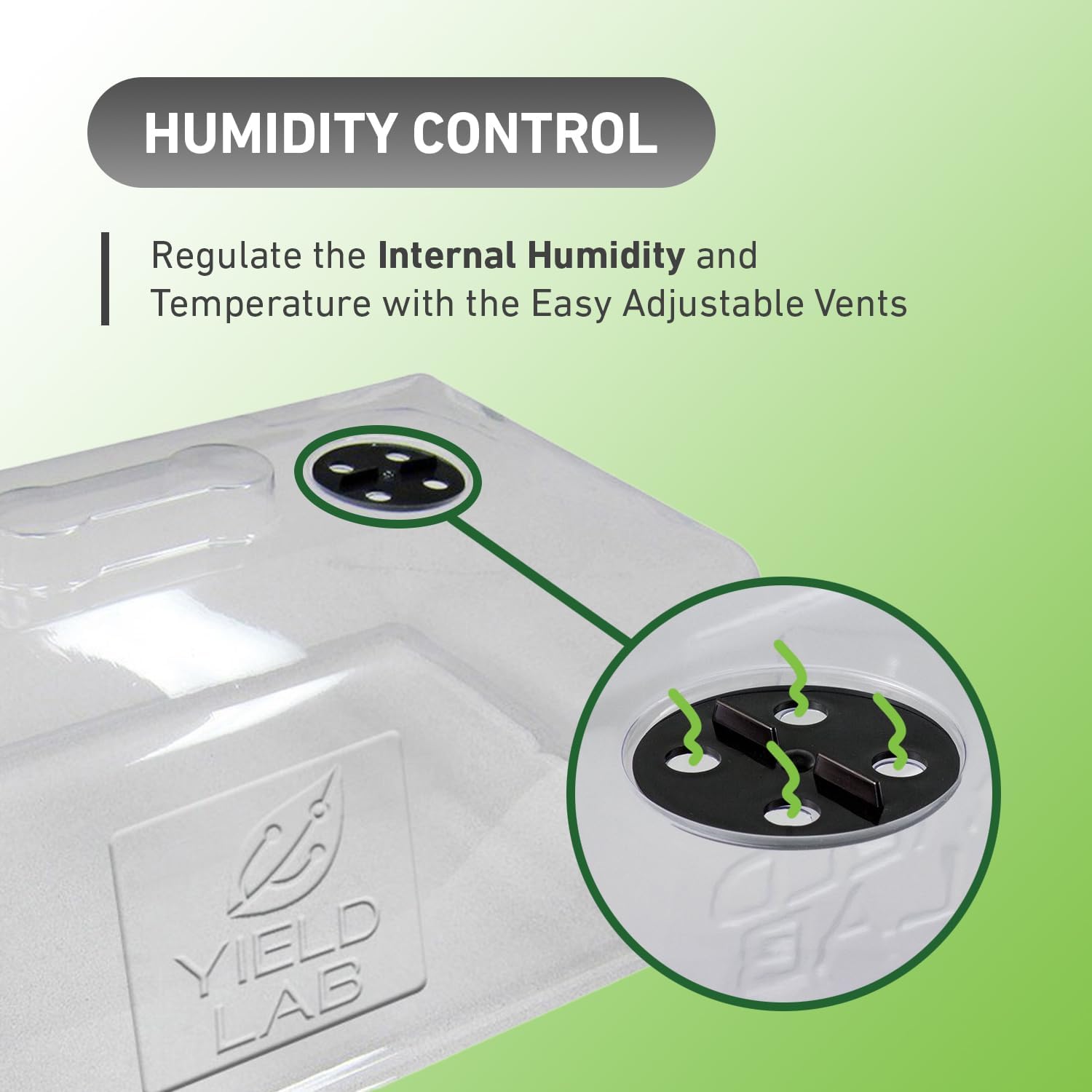 7 Inch Propagation Dome - 10 Pack Humidity Vented Domes – Plant Growing Dome for Seedling, Germination, Soil & Hydroponic Horticulture