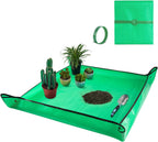 Extra Large Waterproof Potting Mat for Indoor Plants Transplanting and Dirt Control, Square Repotting Mat Portable Succulent Potting Tray Gardening Gift for Plant Lovers (39.5"x39.5")
