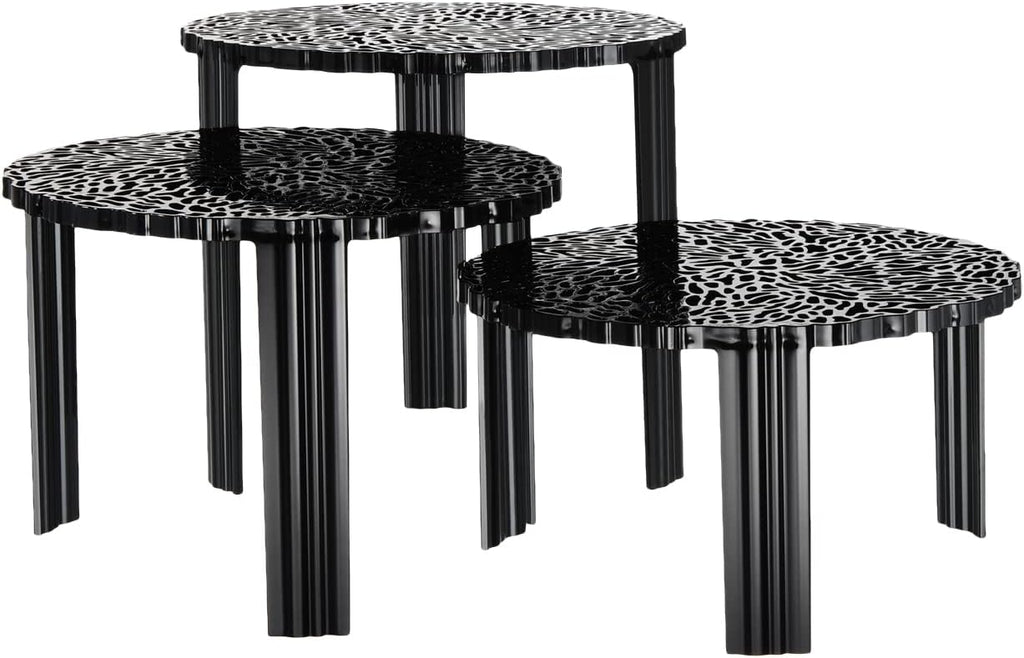 Kartell 8500/NE T-Table by Patricia Urquiola, Pack of 1, Matte Black