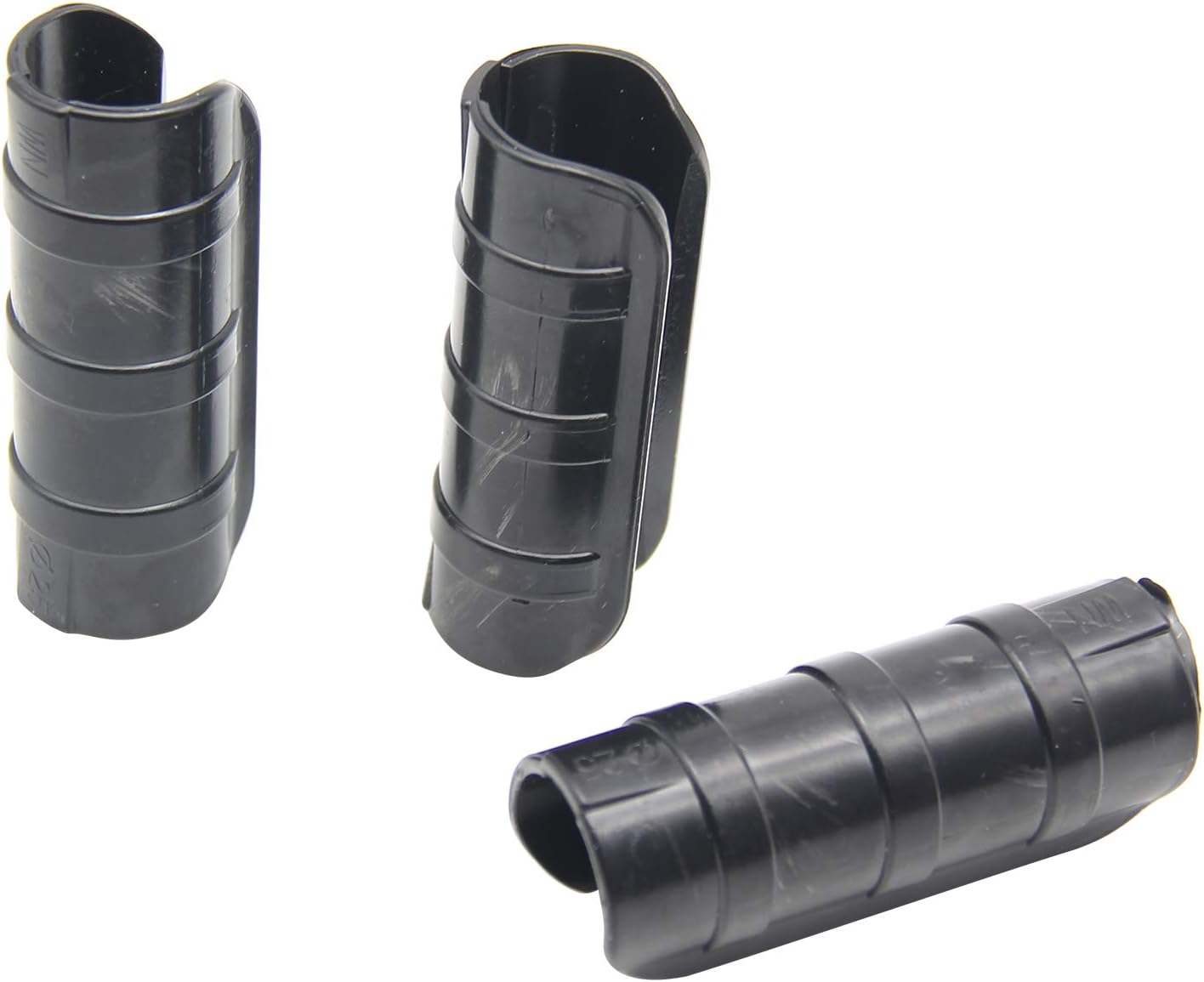 Garden Greenhouse Clips Pack of 10, Black, Outer Diameter 0.94-1.02in, ABS+PC Material, High-Temperature & Cold Resistant