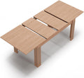 Sannwsg Extendable Table 54"-85", Extendable Dining Table for 4-8, Rectangular Kitchen Dining Table Space Saving, Farmhouse Dining Tables with 95" Runner