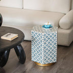 Mobile Side Table Handmade Shell Shaped Table Living Room Sofa Side Dining Coffee Balcony Decor Home Accent