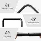 WOWMAX L-Shaped Metal Support Frame for Our Boho Floor Sofa, Freestanding Sofa Bracket Accessory, Easy Assembly, Sturdy Back Support, Sofa Not Included