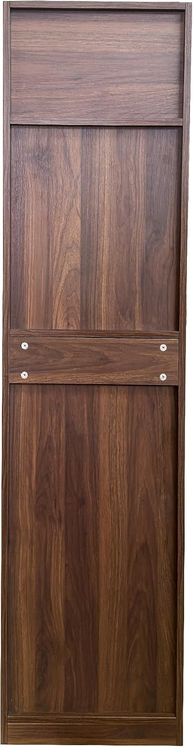 Kitchen Pantry Storage Cabinet, 63" Single Door Buffet Cupboard Sideboard with Shelves & Cabinet Door Organizers, Space-Saving Freestanding Storage Floor Cabinet for Kitchen, Dining Room, Walnut