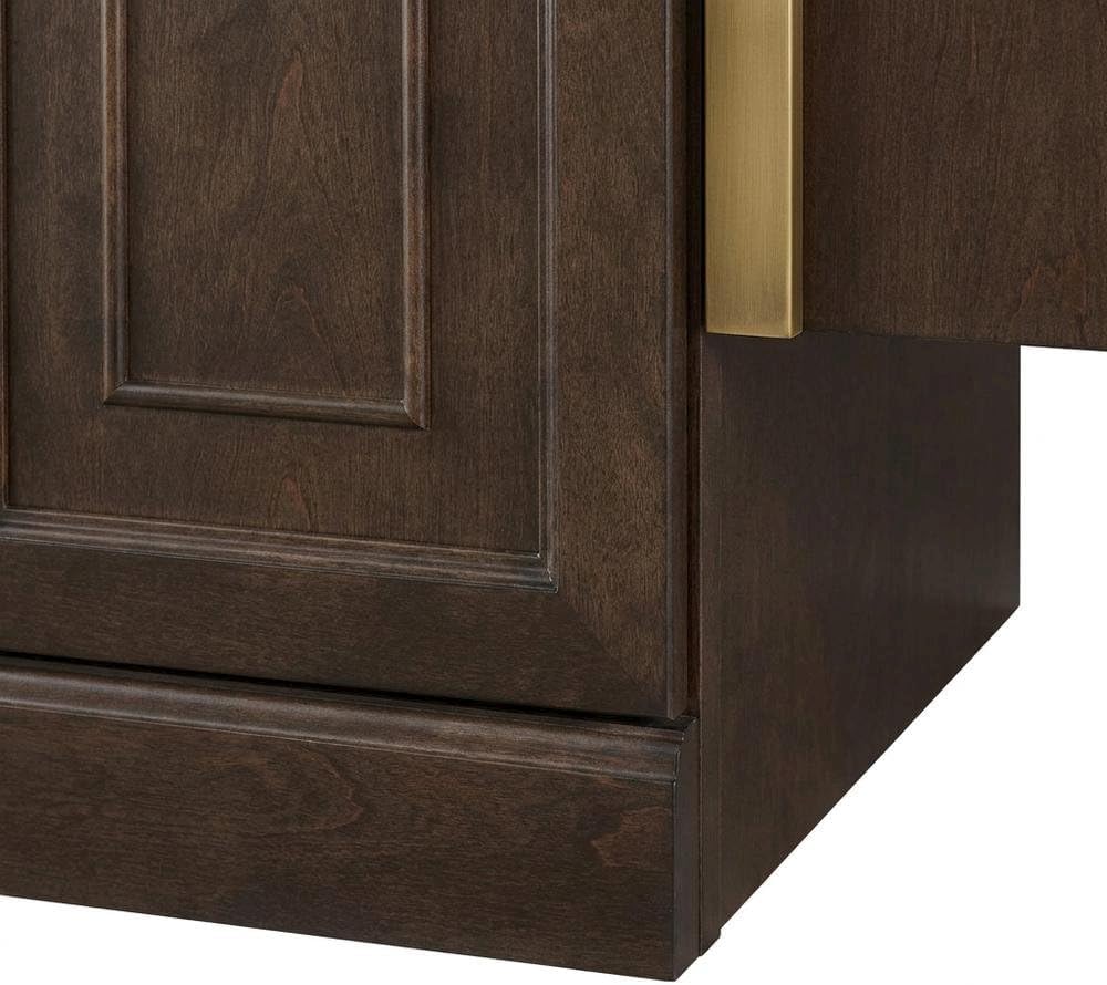 Furnifact Brown Glass Door Pantry Cabinet, Durable Construction, Anti-Tip, Secure Storage, Sleek Design, Kitchen Organization, Spacious, Easy Access