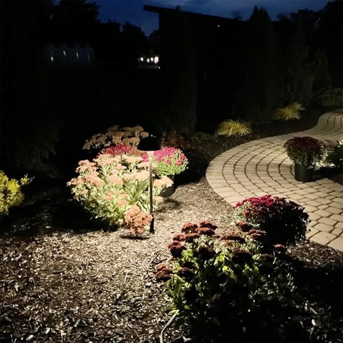 Arrownine Low Voltage Pathway Lights,Replaceable Path Lights G4 LED Outdoor Landscape Lighting Driveway Walkway Garden Yard Light Oil Rubbed Bronze Warm White Pack of 2