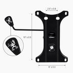 Frassie Gaming Chair Base Replacement Set with Plate Cylinder Wheels Black | Stur Nylon Frame Base, 5 Rubber Wheels Glide Silently & Protect Floors, Bottom Plate Mechanism with Install Screws