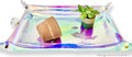 Plant Repotting Mat for Indoor Outdoor Gardening, Holographic Roll Out Potting Mat Tarp - Gifts for Plant Lovers Women (Blue)