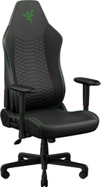 Razer Iskur V2 X NewGen Ergonomic Gaming Chair, Black/Green | Gen-2 EPU Leather with CoolTouch, Lumbar Support, Ultra-Wide Base, Foam Cushions, Adjustable 152 Degree Recline, 2D Armrests