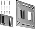 Nuyoah Monitor Wall Mount RV TV Mount Low Profile Wall Bracket VESA Mount | Small TV Mount for 14”-27” Monitor Computer Screens, Ultra Slim TV Bracket Fixed VESA 75x75 100x100mm Easy Mount for Camper