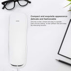 Upgrade A061 White Table Wall Mounting Extension Telephone Corded Phone Desk Phone with One Key Re Dial Save Space for Home Business