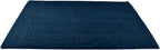 DAN RIVER Greek Bath Mat - Blue Opal, 100% Ring Spun Cotton, Pack of 2, 20x32 inches, 800 GSM, Non-Slip, Absorbent, Quick Drying, Machine Washable Bathroom Floor Mats for Shower, Kitchen & Bath