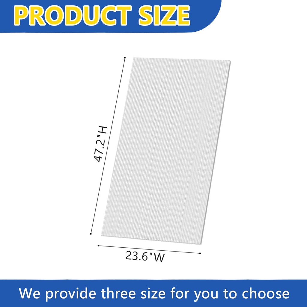 Polycarbonate Greenhouse Panels, Twin-Wall Polycarbonate Sheet, Clear Panels for Greenhouse,Outdoor Garden, Plant Stand Roof (47.2''H x 23.6''W x 0.16''T, 14)