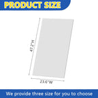 Polycarbonate Greenhouse Panels, Twin-Wall Polycarbonate Sheet, Clear Panels for Greenhouse,Outdoor Garden, Plant Stand Roof (47.2''H x 23.6''W x 0.16''T, 14)