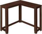 Accent Table, Console, Entryway, Narrow, Corner, Living Room, Bedroom, Brown Laminate, Contemporary, Modern