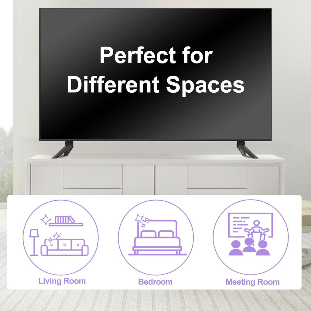 TV Stand Legs Only for Vizio TV Stand V505-H9 V505-G9, Not for Other TV Models, for Vizio 4K Ultra HD (2160P) HDR Smart LED TV Legs with Screws Set & Instructions